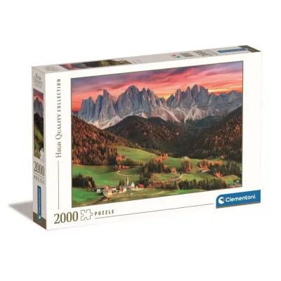 Puzzle 2000 elementów High Quality, Val Di Funes