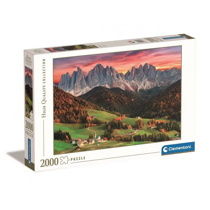 Puzzle 2000 elementów High Quality, Val Di Funes