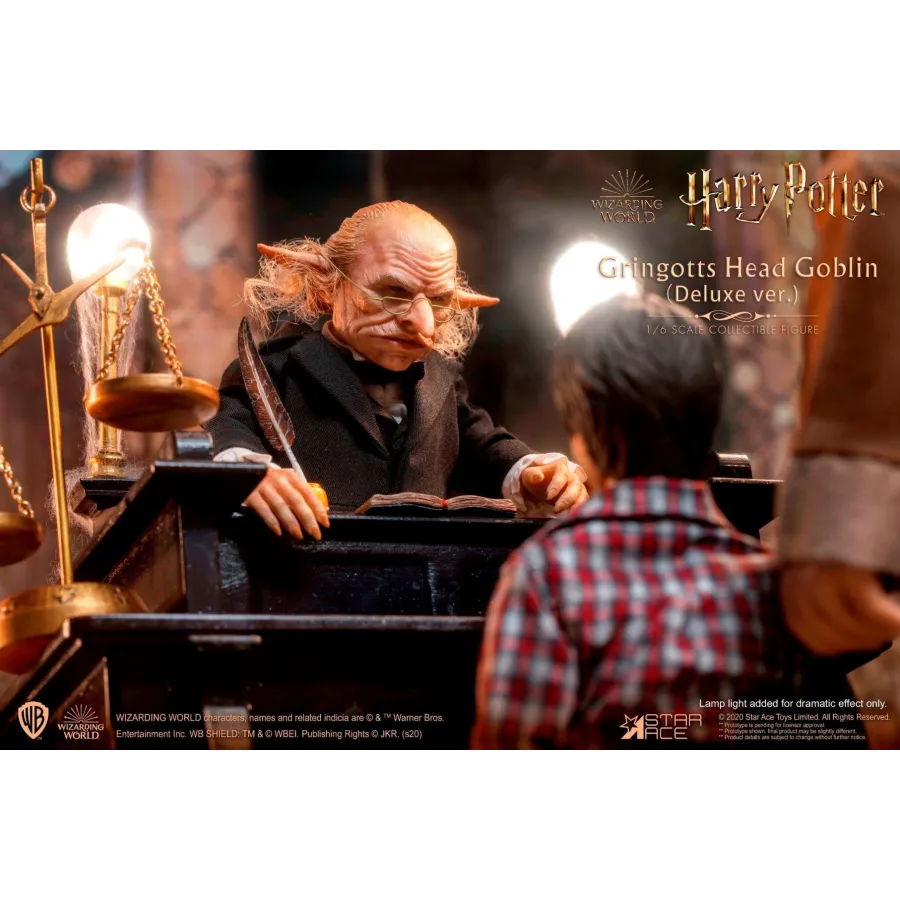 Figurka Harry Potter: Gringotts Head Goblin Deluxe skala 1:6