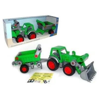 Pojazd Traktor ładowarka z naczepą