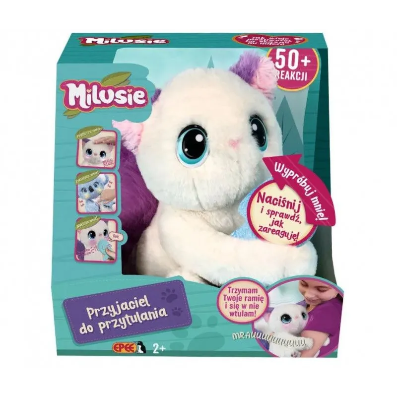 Pluszak interaktywny Milusie Kotek