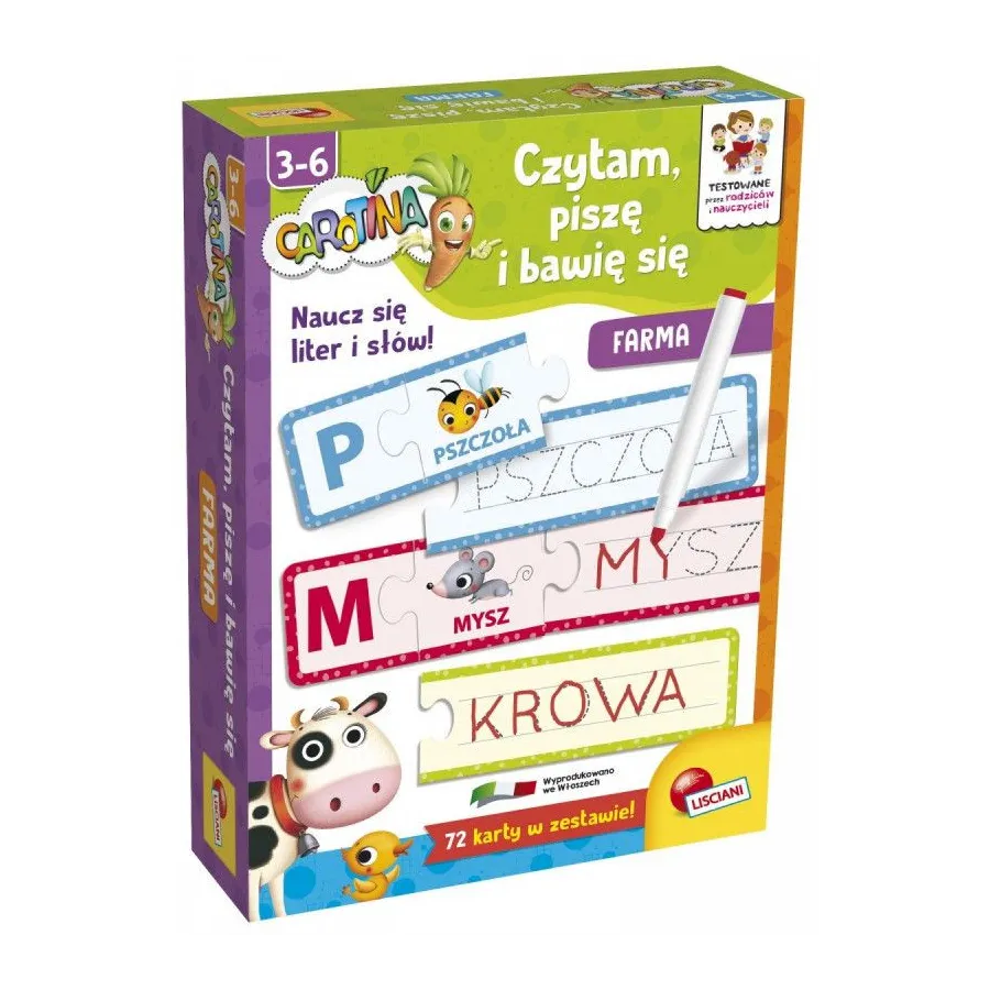 Gra Carotina Bawię się, czytam i pisze - Farma