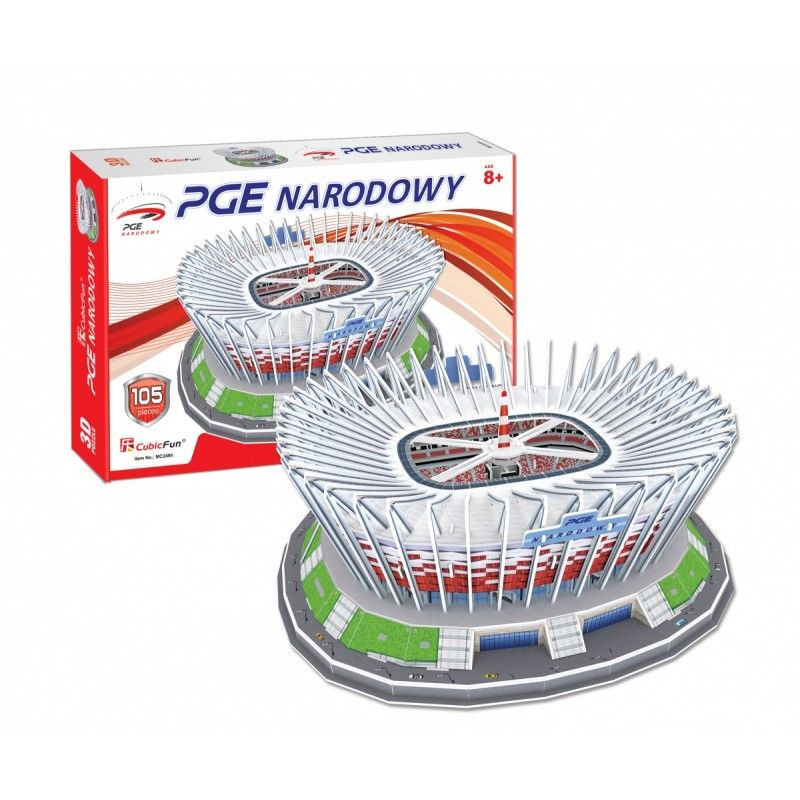Puzzle 105 elementów 3D Stadion PGE Narodowy