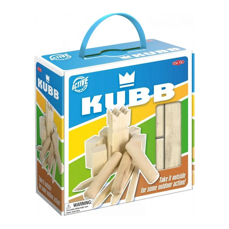 Gra Kubb w kartonowym opakowaniu