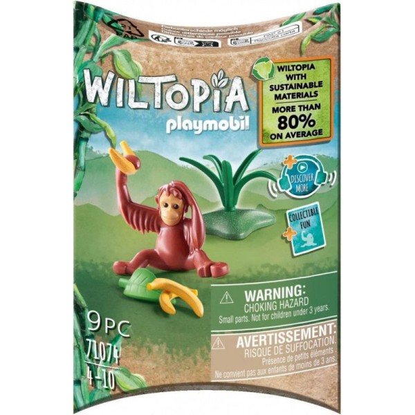 Zestaw figurek Wiltopia 71074 Mały orangutan
