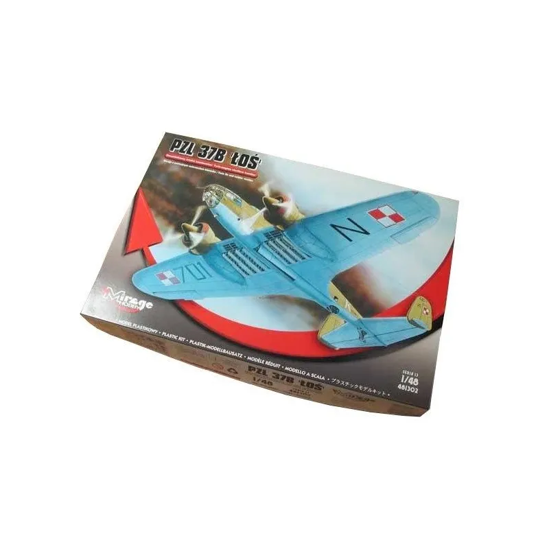 Model plastikowy PZL 37B Łoś Samolot Bombowy