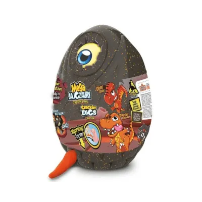 Maskotka interaktywna Mega Jajozaury Lawa 26 cm z dźwiękiem, czerwona Flame