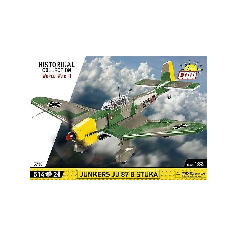 HC WWII Junkers Ju-87 B Stuka 514 klocków