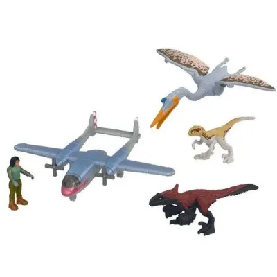 Jurassic World Minifigurki Ucieczka czy walka zestaw