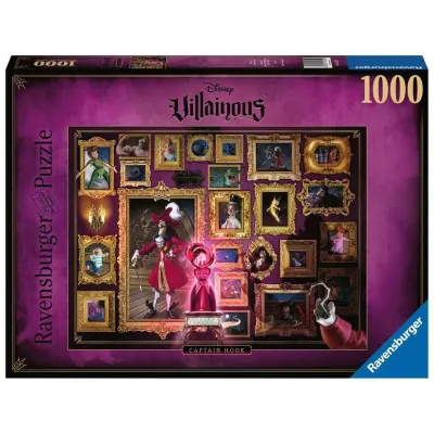 Puzzle 1000 elementów Villainous, Kapitan Hook