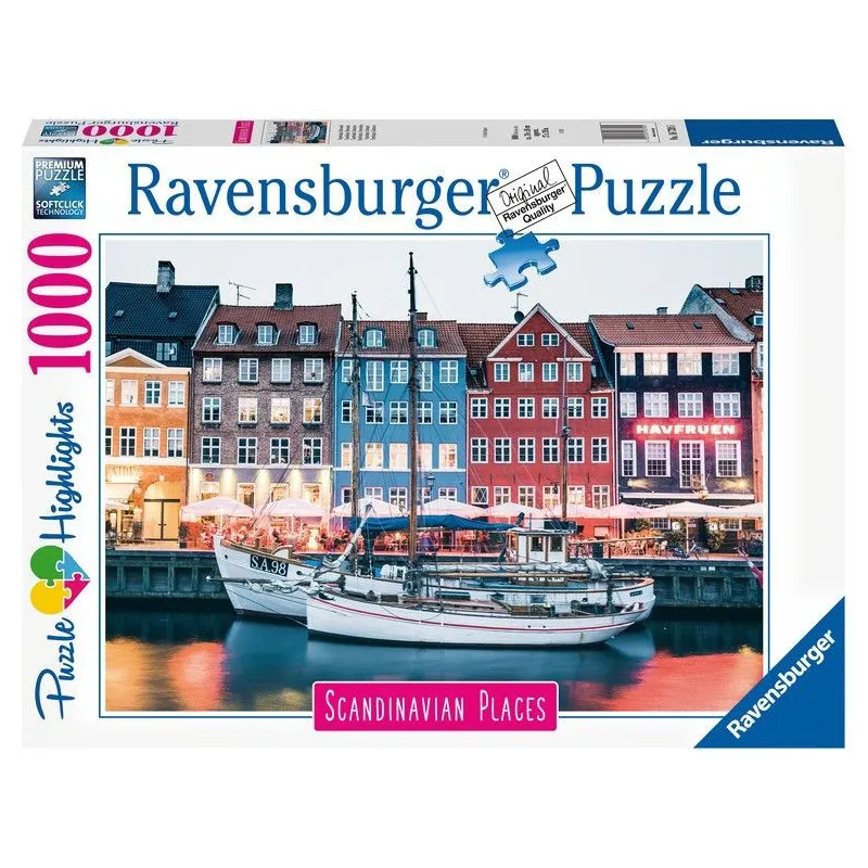 Puzzle 1000 elementów Skandynawskie miasto