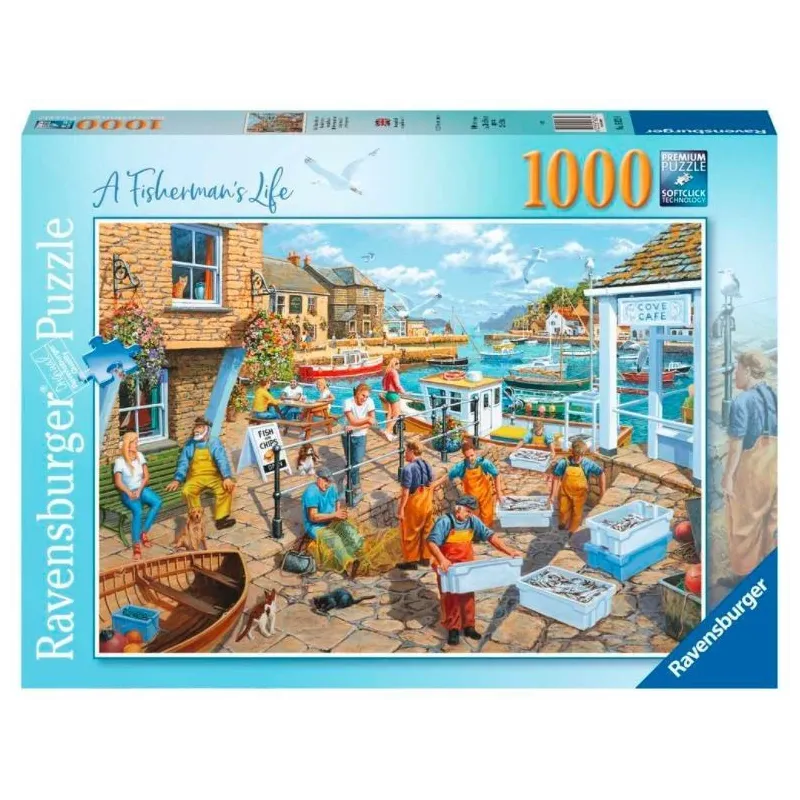 Puzzle 2D 1000 elementów Życie rybaka