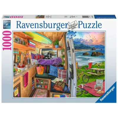 Puzzle 2D 1000 elementów Widok z kampera