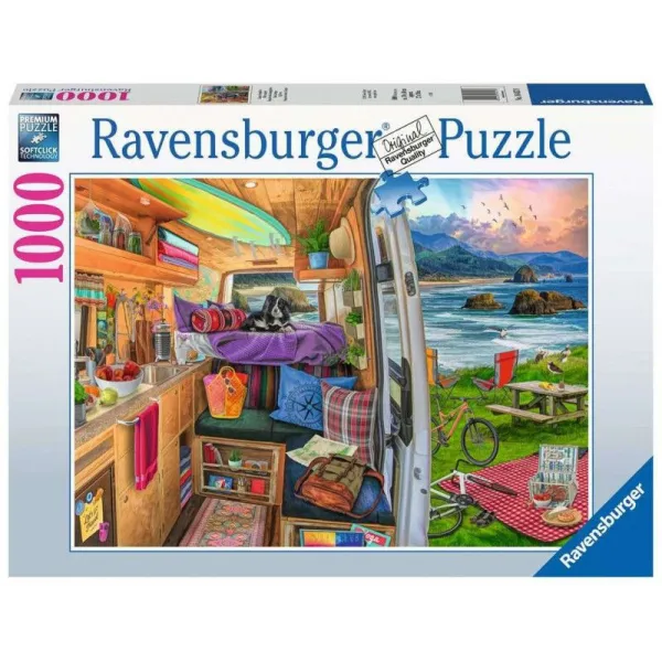 Puzzle 2D 1000 elementów Widok z kampera