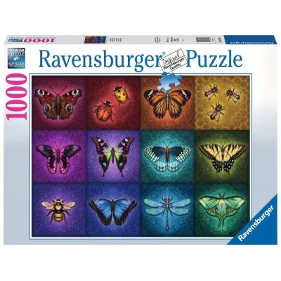 Puzzle 2D 1000 elementów Piękne skrzydlate owady