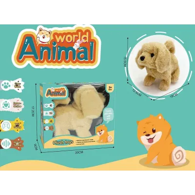 Maskotka interaktywna Piesek 15 cm chodzi i szczeka