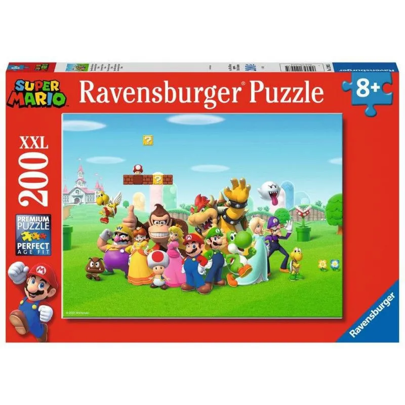 Puzzle 200 elementów XXL Super Mario