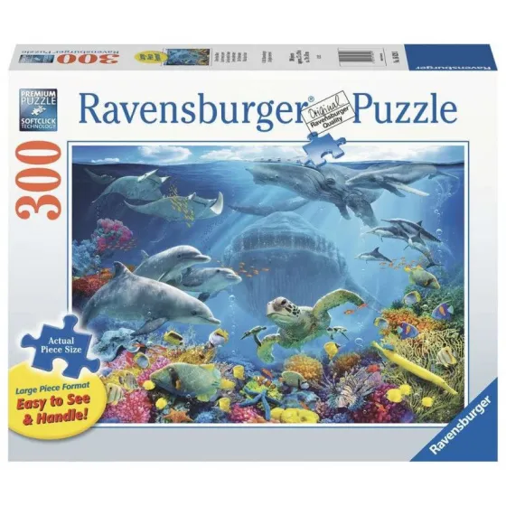 Puzzle Duży format 300 elementów Podwodne życie