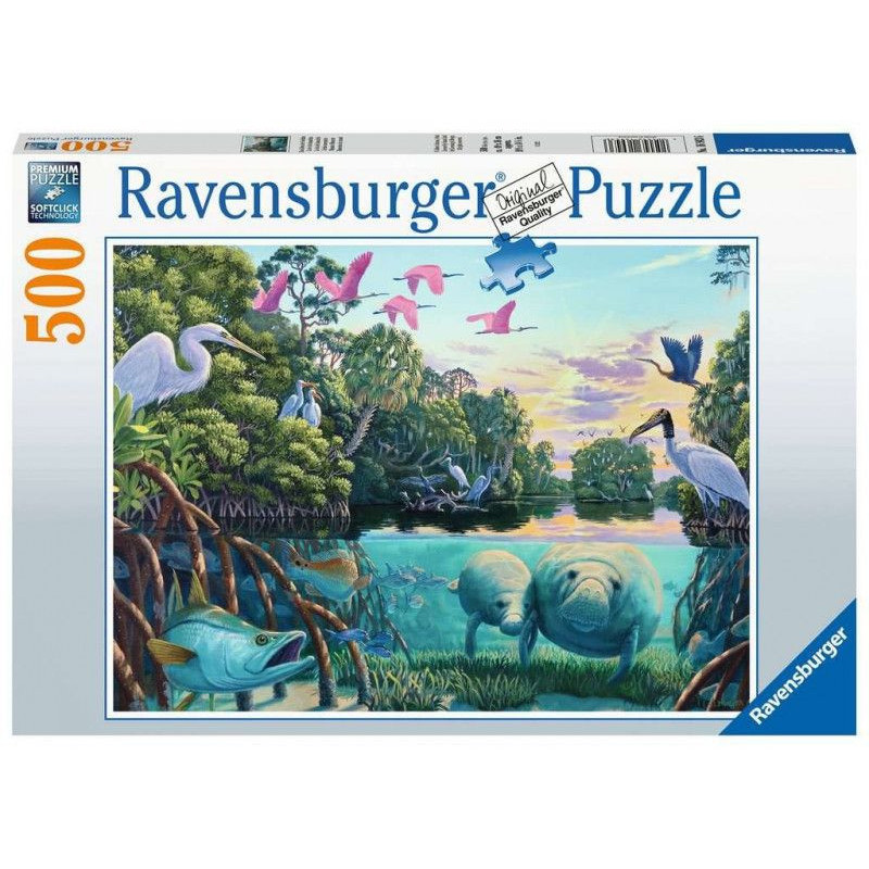 Puzzle 500 elementów Morskie zwierzęta i ptaki