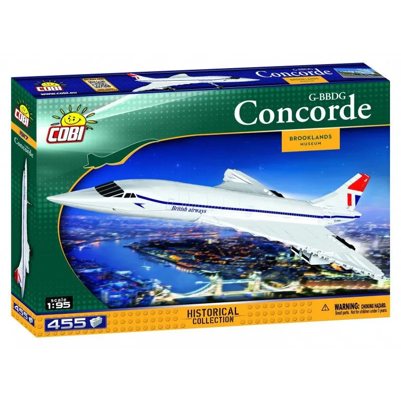 Cobi 1917 klocki Action Town Concorde G-B BDG
