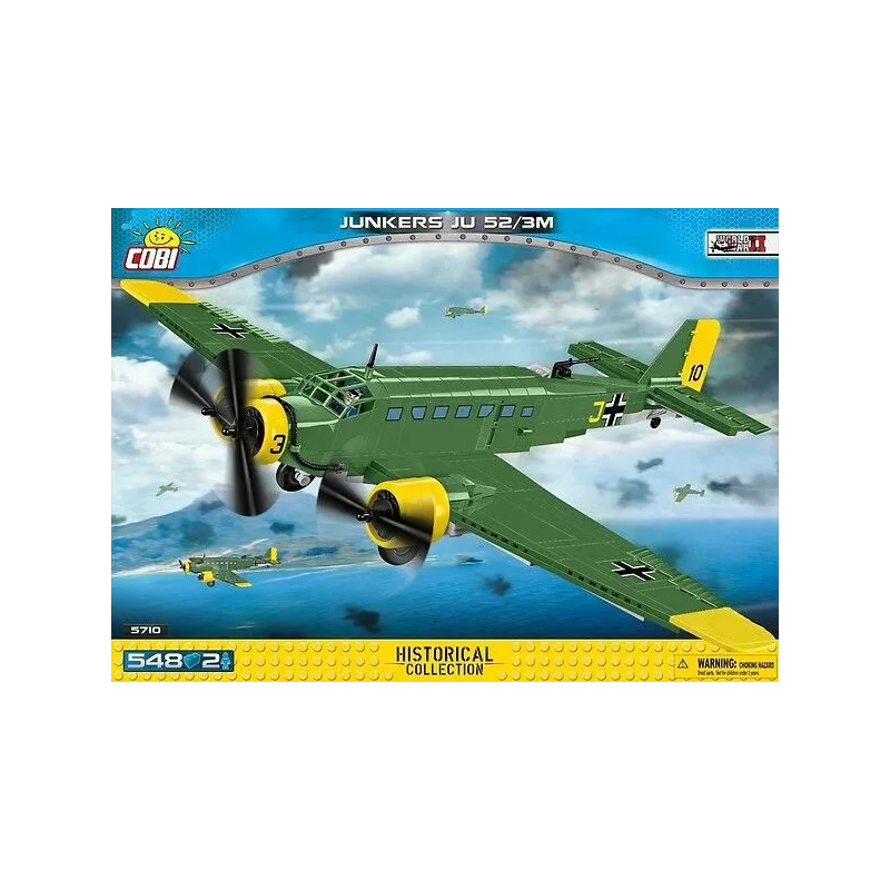 Klocki HC WWII Junkers JU 52/3M 548 elementów