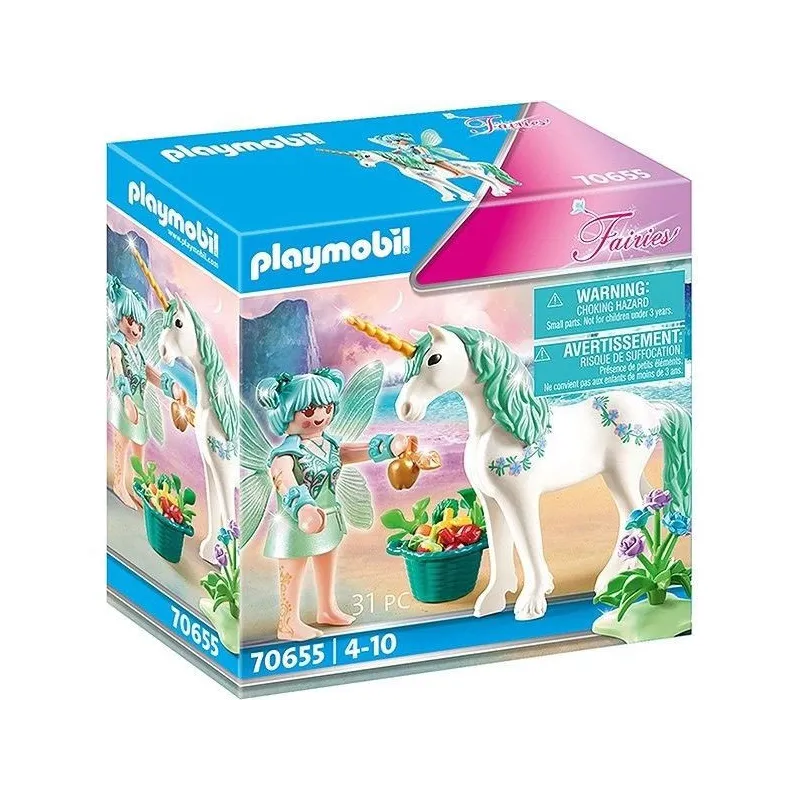 Zestaw Fairies 70655 Wróżka karmiąca jednorożca
