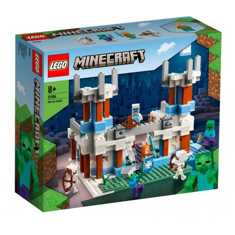 MINECRAFT Klocki 21186 Lodowy zamek
