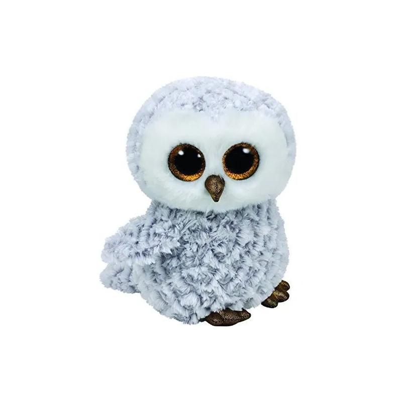 Maskotka TY Beanie Boos Owlette - Biała sowa, 24 cm
