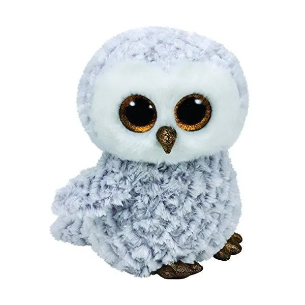 Maskotka TY Beanie Boos Owlette - Biała sowa, 24 cm