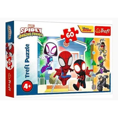 Puzzle 60 elementów W świecie Spideya Spiderman