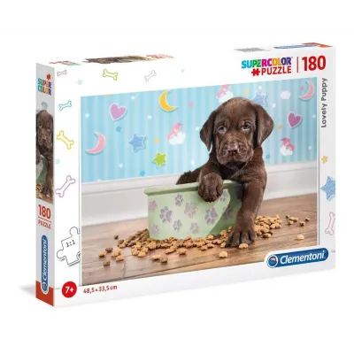 Puzzle 180 elementów Lovely Puppy