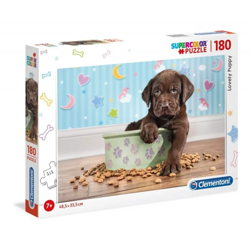Puzzle 180 elementów Lovely Puppy