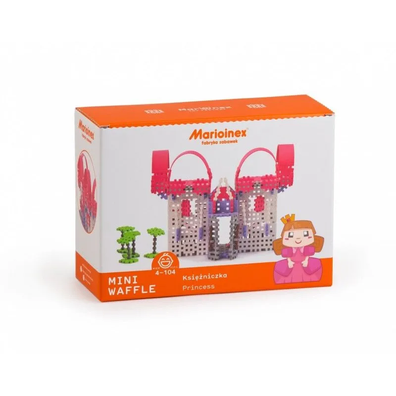 Klocki konstrukcyjne Mini Waffle Księżniczka Zestaw Duży