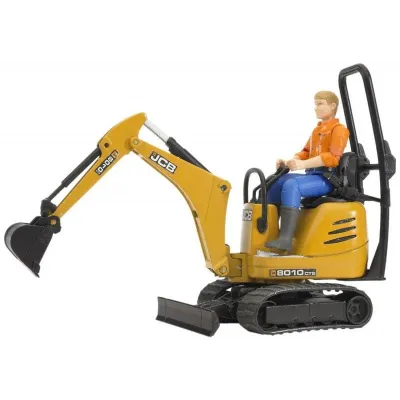 Mikrokoparka JCB 8010 CTS z figurką