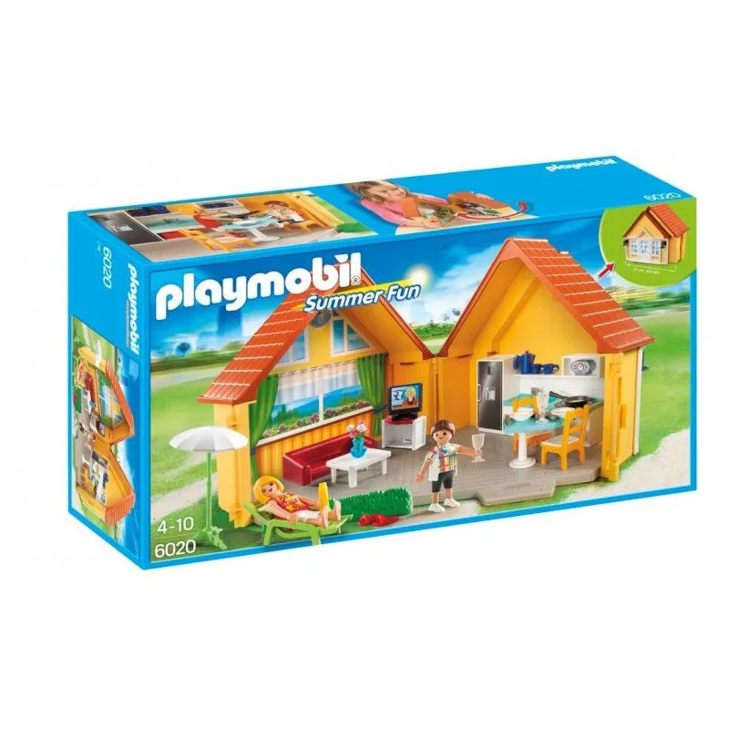 Zestaw z figurkami Summer Fun 6020 Składany domek letniskowy
