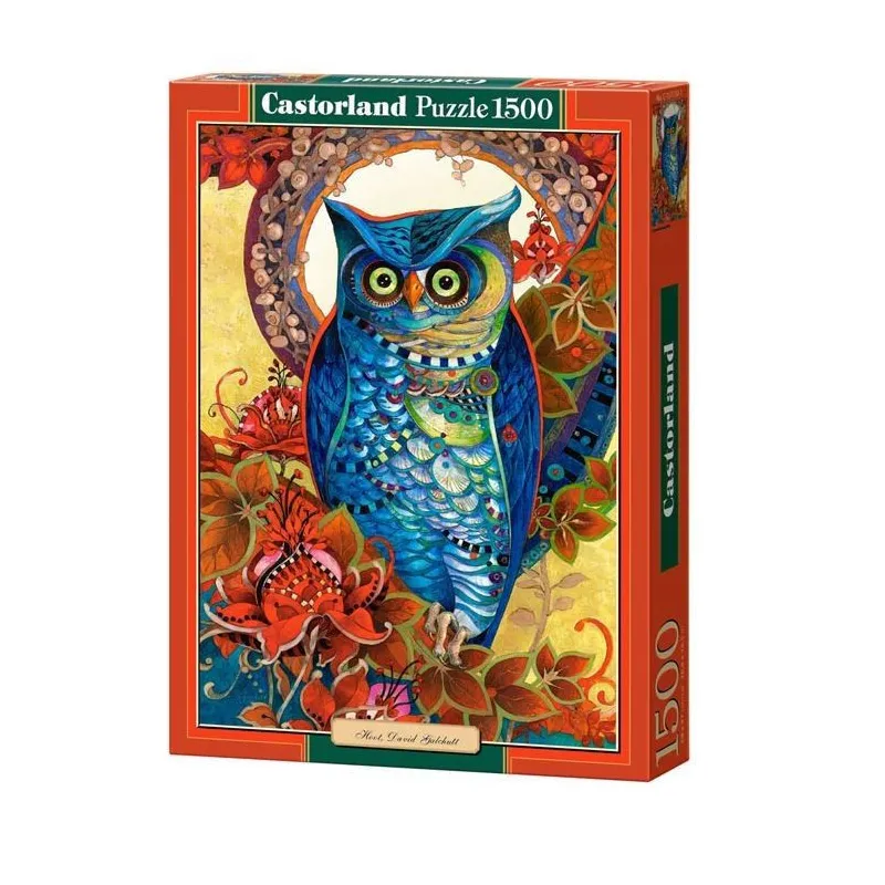Puzzle 1500 elementów 'Niebieska Sowa'