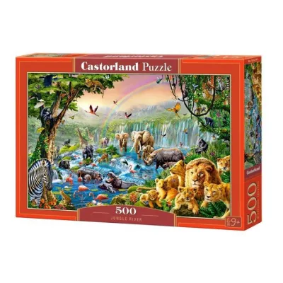 Puzzle 500 elementów Rzeka w dżungli