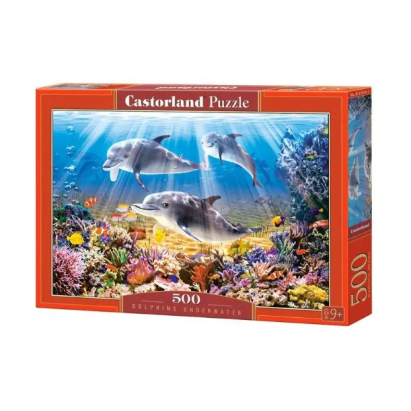Puzzle 500 elementów Delfiny