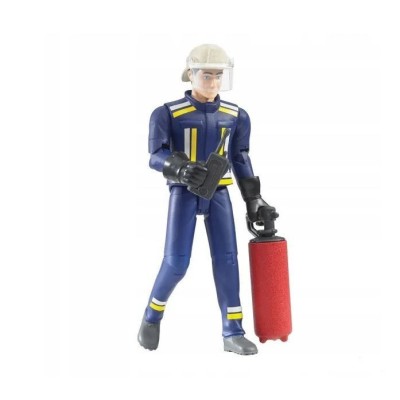 Figurka strażaka z gaśnicą