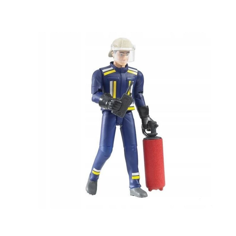 Figurka strażaka z gaśnicą