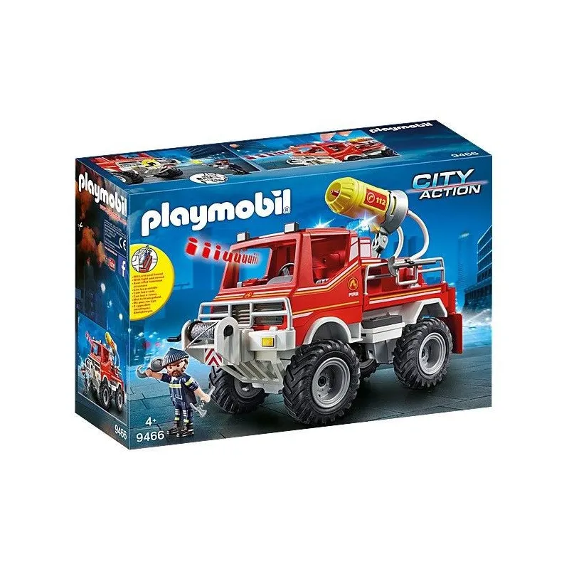 Zestaw z figurkami City Action 9466 Terenowy wóz strażacki