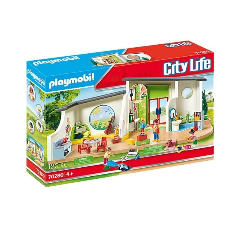 Zestaw z figurkami City Life 70280 Przedszkole Tęcza