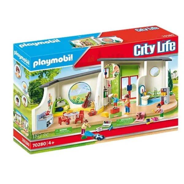 Zestaw z figurkami City Life 70280 Przedszkole Tęcza