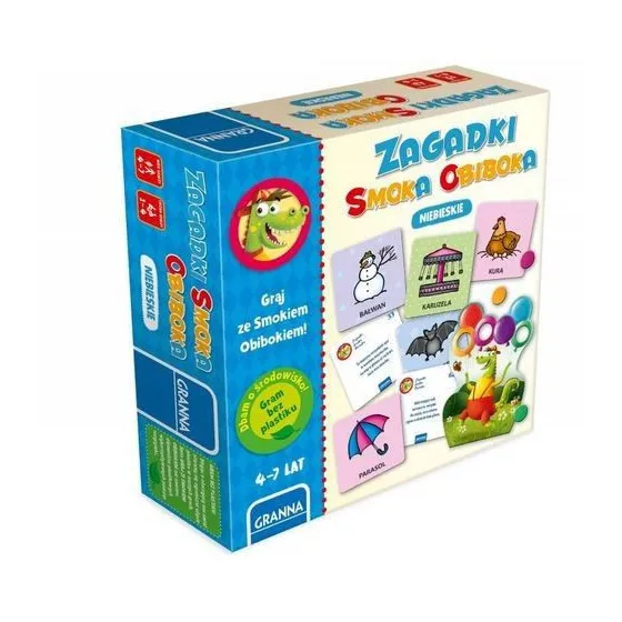 Gra Zagadki smoka Obiboka niebieskie