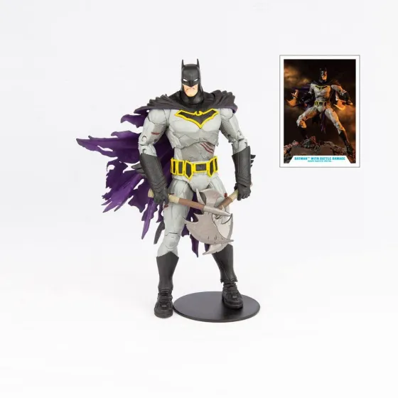 DC Multiverse - Batman with Battle Damage (Dark Nights: Metal) 18cm