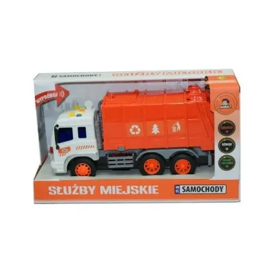 Śmieciarka z dźwiękiem i światłem