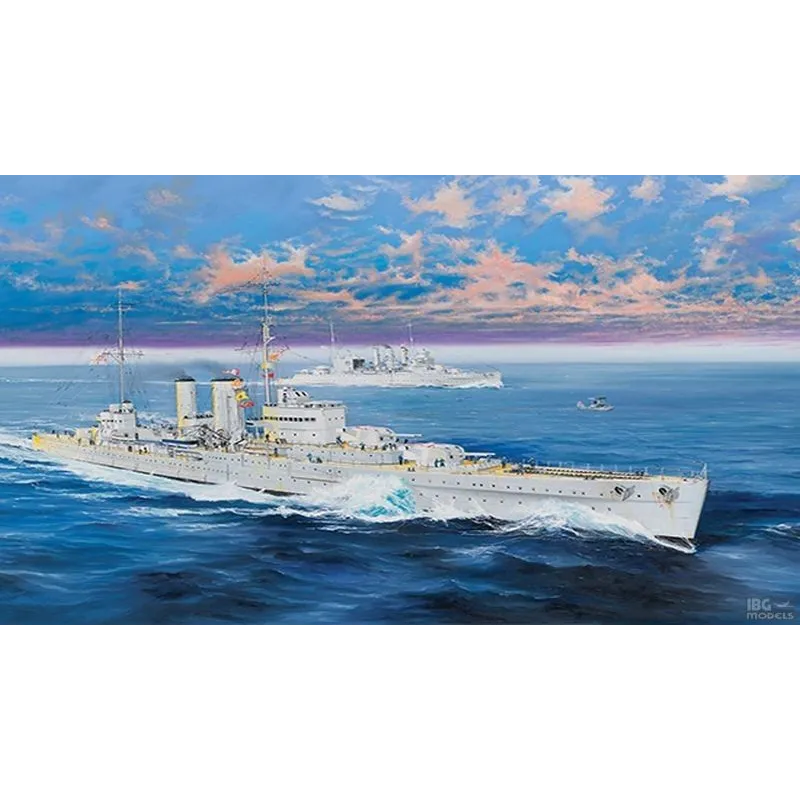 Model plastikowy HMS Exeter
