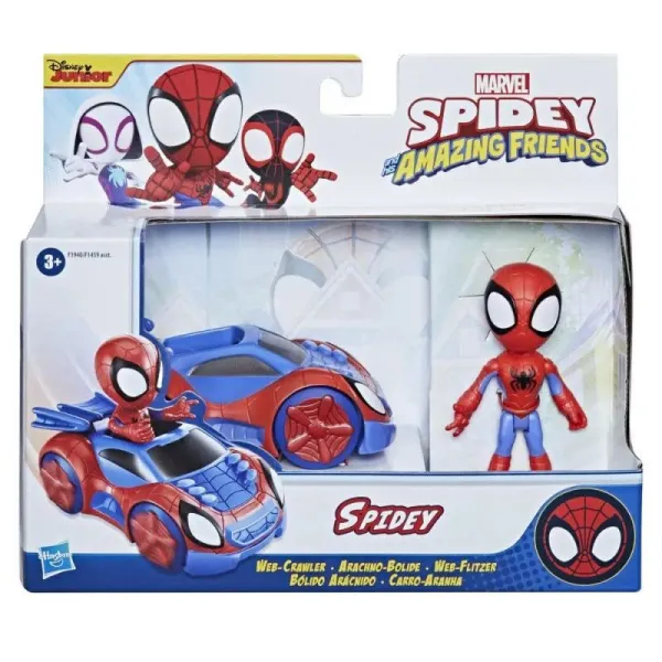 Figurka z pojazdem Spidey i Super-Kumple Spidey Web Crawler