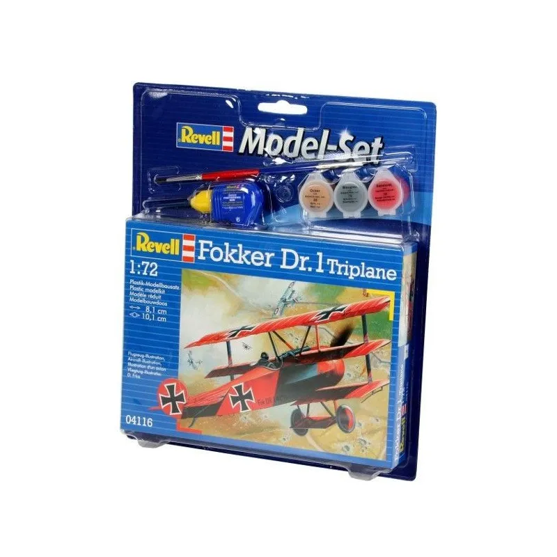 Model Set Fokker Dr. 1 Tripla