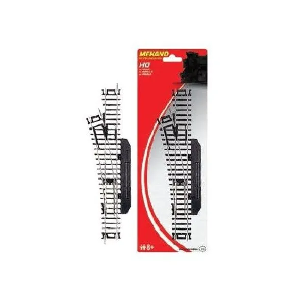 Tor zwrotnica lewa (ręczna) H0